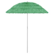 Parasole ogrodowe - VidaXL Parasol plażowy, zielony, 180 cm 314697 VidaXL - miniaturka - grafika 1
