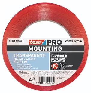 Taśma Tesa Pro Mounting 25M X 12Mm Przezroczysta - Inne mocowania - miniaturka - grafika 1