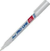 Markery permanentne - Markal Pro-Line Fine marker permanentny Biały - miniaturka - grafika 1