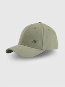 Czapki męskie - 4F Czapka w kolorze khaki - miniaturka - grafika 1