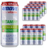 Napoje gazowane - 4Move Active Vitamin Witalność Napój gazowany smak limonki 330 ml x24 sztuk - miniaturka - grafika 1