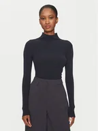 Swetry damskie - Weekend Max Mara Golf Zanzara 2425366052 Granatowy Slim Fit - miniaturka - grafika 1