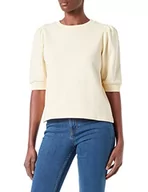 Bluzy damskie - ICHI Bluza damska Ihyarlet SW, 194008/Vanilla Custard, XXL - miniaturka - grafika 1