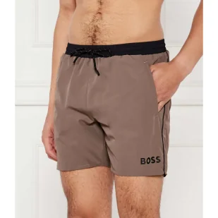 BOSS BLACK Szorty kąpielowe Starfish Regular Fit - Kąpielówki męskie - miniaturka - grafika 1