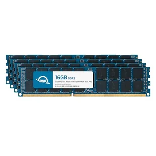 Pamięć dedykowana OWC 64.0GB 4 x 16GB OWC PC3-10600 DDR3 ECC-R 1333MHz 240-Pin DIMM Memory Upgrade Kit - Pamięci RAM - miniaturka - grafika 1