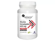 Suplementy naturalne - Aliness Mumio Himalajskie (Shilajit Extract) 400mg 90 Kapsułek wegetariańskich - miniaturka - grafika 1