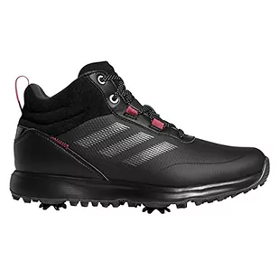 adidas S2g Mid Golf damskie, czarny różowy - 36 EU - Swetry damskie - miniaturka - grafika 1