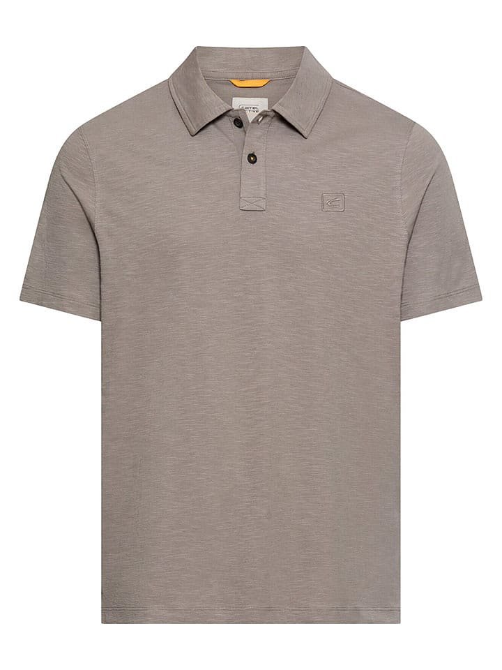 Camel Active Koszulka polo w kolorze szarobrązowym