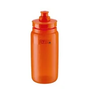 Shakery i bidony sportowe - Bidon ELITE Fly Tex 550 ml Przezroczysto-pomarańczowy - miniaturka - grafika 1