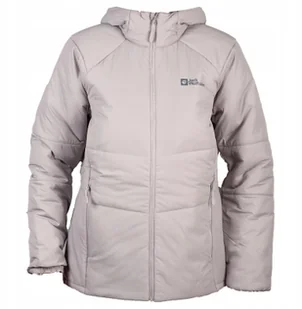 Jack Wolfskin Bergland INS Hoody W 1207221-2174 szary XL - Bluzy damskie - miniaturka - grafika 1