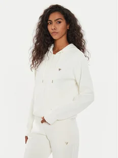 Guess Bluza V4YQ06 KCAY2 Écru Regular Fit - Bluzy damskie - miniaturka - grafika 1