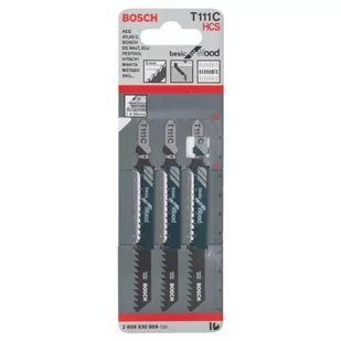 Bosch Brzeszczot do wyrzynarki BASIC FOR WOOD T111C T 3 szt. - Brzeszczoty - miniaturka - grafika 2