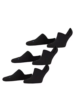 FALKE Uniseks Stopki Cool Kick Invisible 3-Pack U IN Oddychający I Szybkoschnący niewidoczne jednokolorowe 3 Pak, Czarny (Black 3000), 35-36 - Skarpetki damskie - miniaturka - grafika 1