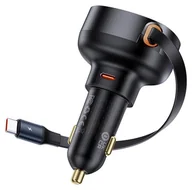 Ładowarki do telefonów - Baseus Enjoyment Pro z kablem USB-C, 60W (czarna) - miniaturka - grafika 1