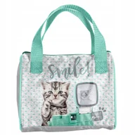 Torebki damskie - TOREBECZKA Z KOTKIEM DLA DZIEWCZYNEK TOREBKA KOT - miniaturka - grafika 1