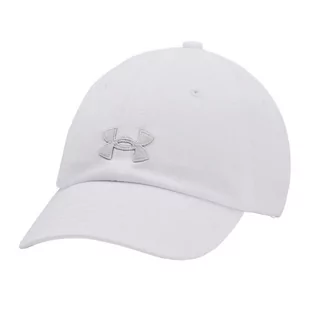 Czapka z daszkiem damska Under Armour Blitzing Adj biała 1376705 OS - Czapki damskie - miniaturka - grafika 1