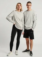 Bluzy męskie - HUMMEL BLUZA KLASYCZNA SZARA BEZ KAPTURA S PUD - miniaturka - grafika 1
