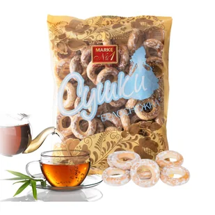 Suszki Belosnezhka w glazurze, 250 g - Pieczywo chrupkie - miniaturka - grafika 1