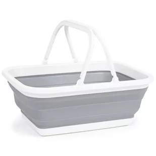 4Home Składany silikonowy koszyk na zakupy Clean - Torby i wózki na zakupy - miniaturka - grafika 1