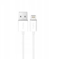 Kable USB - Kabel Puro TPE 12W USB-A - Lightning 3m - biały - miniaturka - grafika 1
