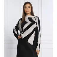 Swetry damskie - Marc Cain Wełniany sweter | Relaxed fit | z dodatkiem kaszmiru - miniaturka - grafika 1