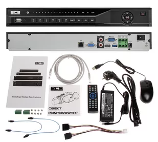 Rejestrator 8 kanałowy BCS-NVR0802-4K-III BCS LINE na 8 kamer IP do 12MPx 2x10TB - Rejestratory do monitoringu - miniaturka - grafika 2