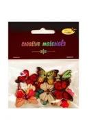 Zabawki kreatywne - Guziki ozdobne Motyle retro 28mm 15szt - miniaturka - grafika 1