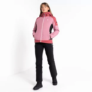 Damska kurtka narciarska Dare2b Enliven Jacket różowa Rozmiar: 36 (UK 10) - Kurtki narciarskie - miniaturka - grafika 3