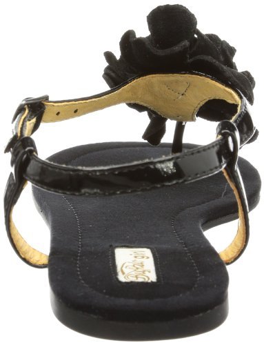 Buffalo Girl 310-2215-3 Klapki Damskie, Sandały Damskie, czarny - Czarny Czarny 01-42 EU