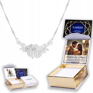 Naszyjnik Srebrny 925 z Kwiatami Bukietem Bukiet Kwiatów Kwiaty Łąka NADRUK - Naszyjniki Naszyjnik Srebrny 925 z Kwiatami Bukietem Bukiet Kwiatów Kwiaty Łąka NADRUK - Naszyjniki - miniaturka - grafika 1