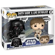 Figurki kolekcjonerskie - Figurka FUNKO Pop! Star Wars Darth Vader & Luke Skywalker (2 szt.) - miniaturka - grafika 1