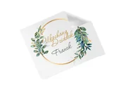 Akcesoria do okularów - Ściereczka do okularów z imieniem na dzień dziadka Listki - 1 szt. - miniaturka - grafika 1