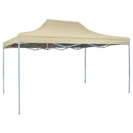 Altany ogrodowe - Rozkładana kremowa altana ogrodowa C4-B16 - miniaturka - grafika 1