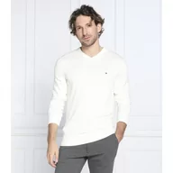 Swetry męskie - Tommy Hilfiger Sweter | Regular Fit | z dodatkiem kaszmiru - miniaturka - grafika 1