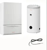 Piece i kotły grzewcze - Immergas Pakiet 1-fun.kondens. wersja standard - kocioł EXTRA 24 + zasobnik UBS160V3 + sonda kontaktowakotły wiszące - miniaturka - grafika 1