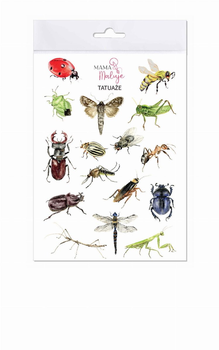Tatuaże Zmywalne Owady