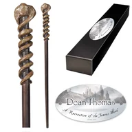 Figurki dla dzieci - Harry The Noble Collection - Dean Thomas Character Wand - 14 cali (35 cm) Wizarding World Wand with Name Tag Potter Film Set Movie Props Wands - miniaturka - grafika 1