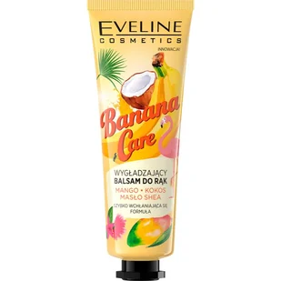 Eveline Banana Care wygładzający balsam do rąk 50ml - Kremy i maski do rąk - miniaturka - grafika 1