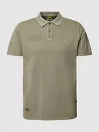 Koszulki męskie - Koszulka polo z wyhaftowanym logo - miniaturka - grafika 1