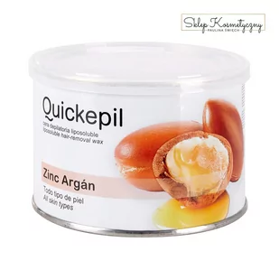 Quickepil wosk do depilacji puszka cynk-argan 400 ml - Depilacja - miniaturka - grafika 1
