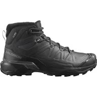 Buty zimowe męskie - Męskie Buty zimowe SALOMON X ULTRA SNOWPILOT WP L47585600 – Czarny - miniaturka - grafika 1