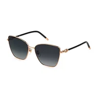 Okulary przeciwsłoneczne - Furla Okulary damskie, Shiny Total Rose Gold, 58 - miniaturka - grafika 1