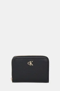 Calvin Klein portfel skórzany damski kolor czarny LV04F1064G - Portfele - miniaturka - grafika 1