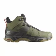 Buty trekkingowe damskie - Buty Salomon X Ultra 4 Mid GTX Deep Lichen Green - miniaturka - grafika 1