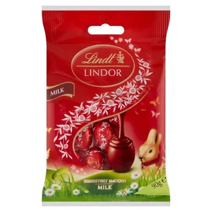 Lindt Lindor Czekolada mleczna z nadzieniem 90 g - Inne słodycze - miniaturka - grafika 1