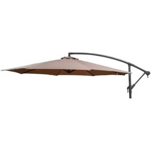 SASKA GARDEN Parasol ogrodowy 300cm składany na wysięgniku beżowy 27358-0 - Parasole ogrodowe - miniaturka - grafika 1