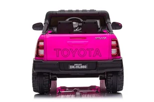Auto Na Akumulator Toyota Hilux DK-HL860 Różowe - Pojazdy elektryczne dla dzieci - miniaturka - grafika 6
