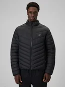 Kurtki męskie - 4F Kurtka z wypełnieniem syntetycznym męska - czarna XXL - miniaturka - grafika 1