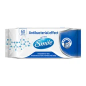 Dezynfekcja - Smile Chusteczki Nawilżane Antibacterial Efekt Z D-Panthenolem - miniaturka - grafika 1