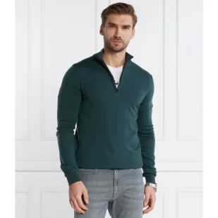 HUGO Sweter San Quirin-M | Regular Fit - Swetry męskie - miniaturka - grafika 1